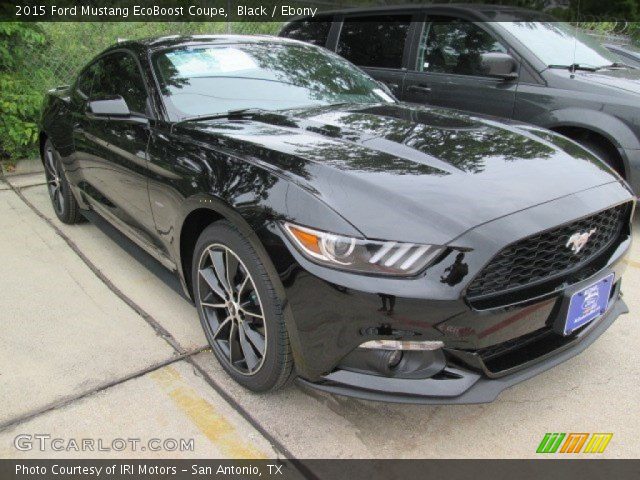 2015 Ford Mustang EcoBoost Coupe in Black