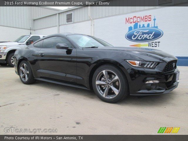 2015 Ford Mustang EcoBoost Premium Coupe in Black