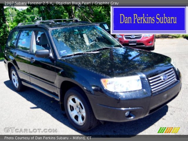 2007 Subaru Forester 2.5 X in Obsidian Black Pearl