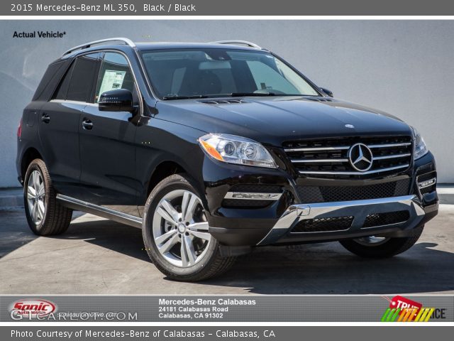 2015 Mercedes-Benz ML 350 in Black