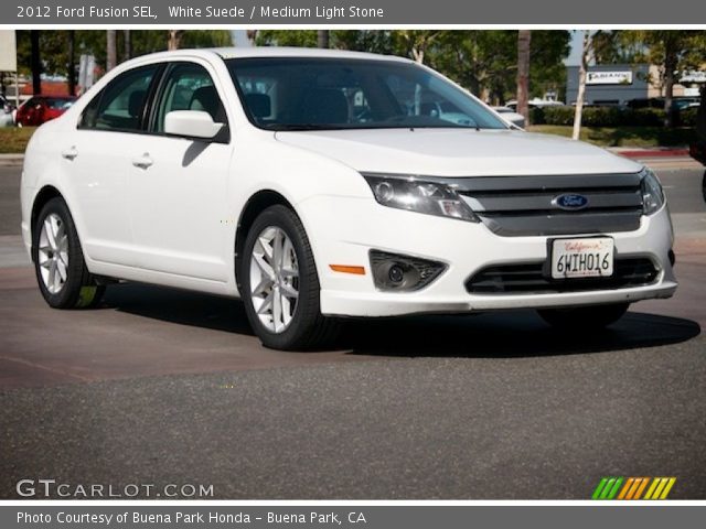 2012 Ford Fusion SEL in White Suede