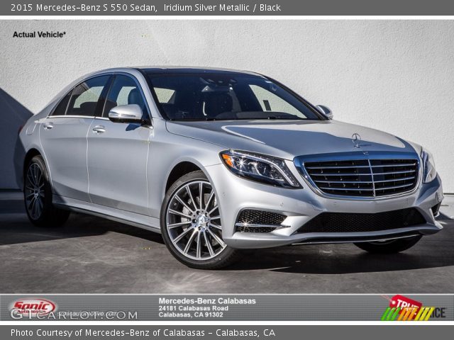 2015 Mercedes-Benz S 550 Sedan in Iridium Silver Metallic