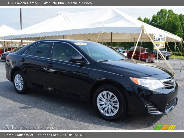 2014 Toyota Camry L in Attitude Black Metallic