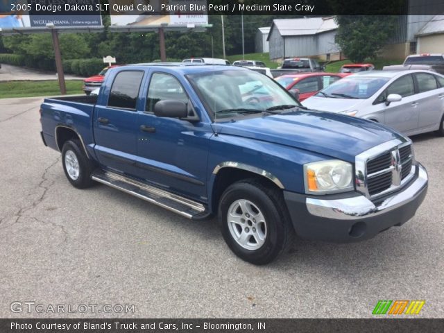 2005 Dodge Dakota SLT Quad Cab in Patriot Blue Pearl