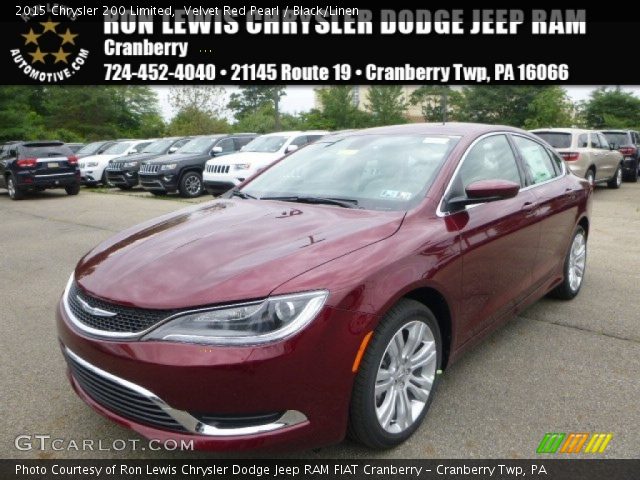 2015 Chrysler 200 Limited in Velvet Red Pearl