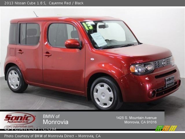 2013 Nissan Cube 1.8 S in Cayenne Red