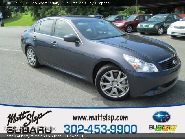 2009 Infiniti G 37 S Sport Sedan in Blue Slate Metallic