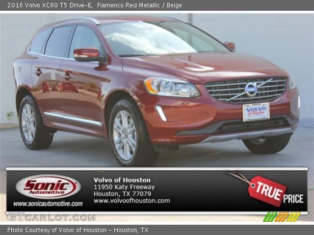 2016 Volvo XC60 T5 Drive-E in Flamenco Red Metallic