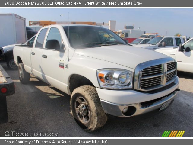 2008 Dodge Ram 3500 SLT Quad Cab 4x4 in Bright White