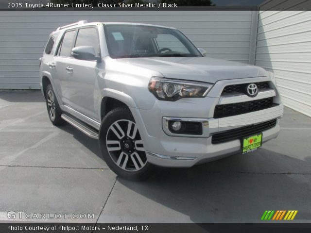 2015 Toyota 4Runner Limited in Classic Silver Metallic