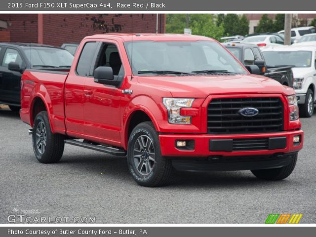 2015 Ford F150 XLT SuperCab 4x4 in Race Red