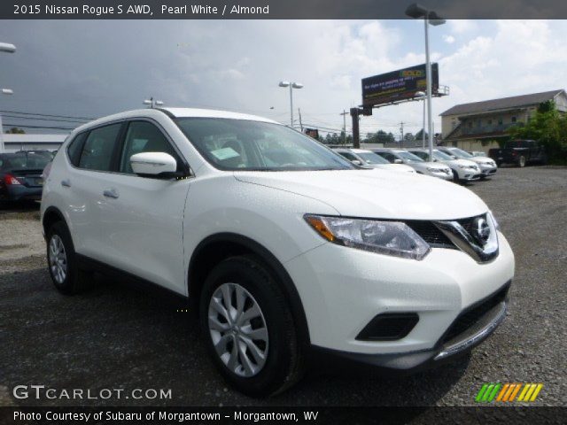 2015 Nissan Rogue S AWD in Pearl White