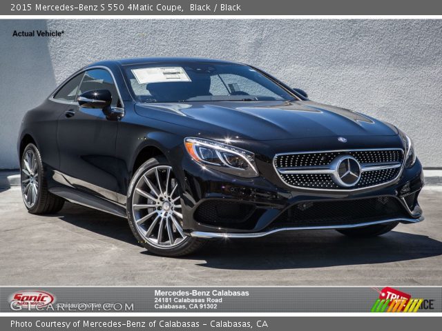 2015 Mercedes-Benz S 550 4Matic Coupe in Black