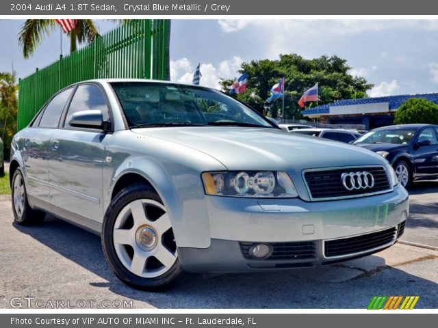 2004 Audi A4 1.8T Sedan in Crystal Blue Metallic