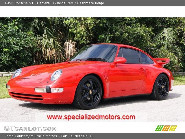 1996 Porsche 911 Carrera in Guards Red