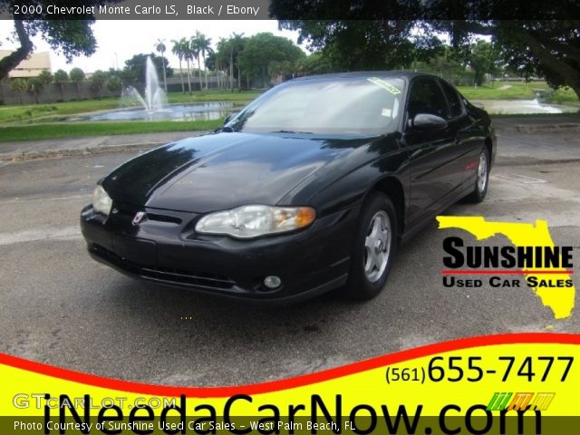2000 Chevrolet Monte Carlo LS in Black