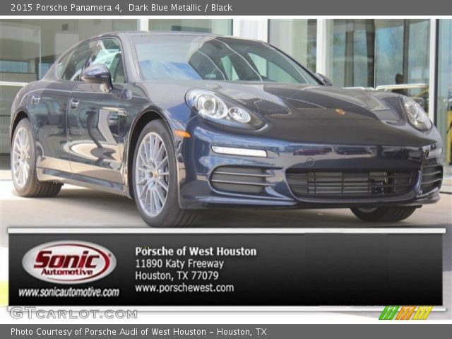 2015 Porsche Panamera 4 in Dark Blue Metallic