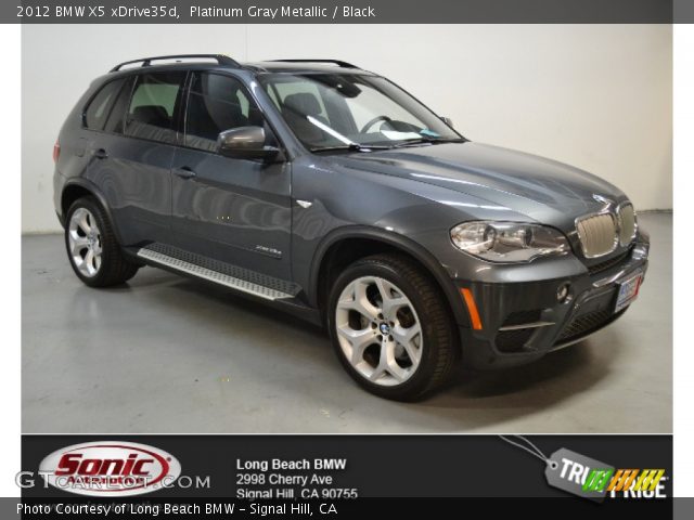 2012 BMW X5 xDrive35d in Platinum Gray Metallic