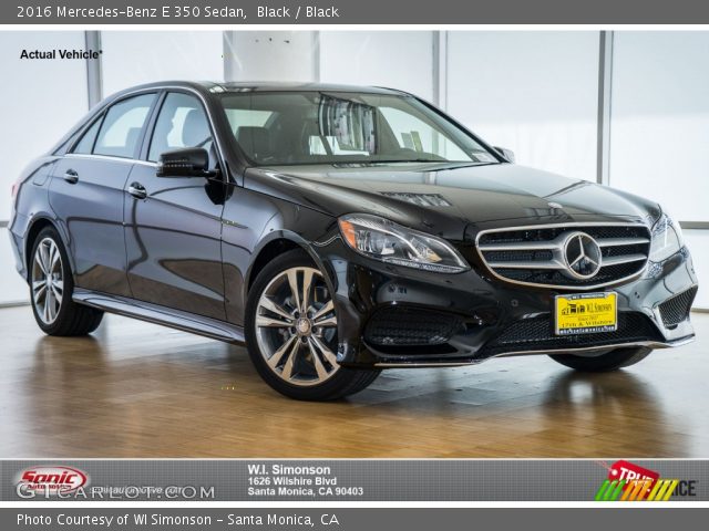 2016 Mercedes-Benz E 350 Sedan in Black