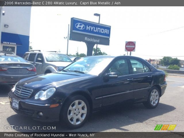 2006 Mercedes-Benz C 280 4Matic Luxury in Capri Blue Metallic