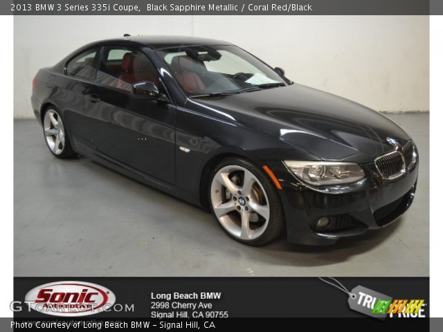 2013 BMW 3 Series 335i Coupe in Black Sapphire Metallic