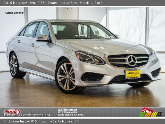 2016 Mercedes-Benz E 350 Sedan in Iridium Silver Metallic