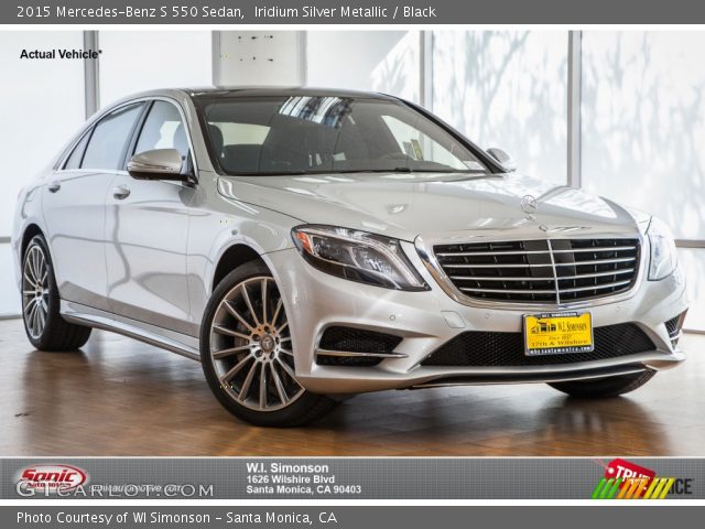 2015 Mercedes-Benz S 550 Sedan in Iridium Silver Metallic