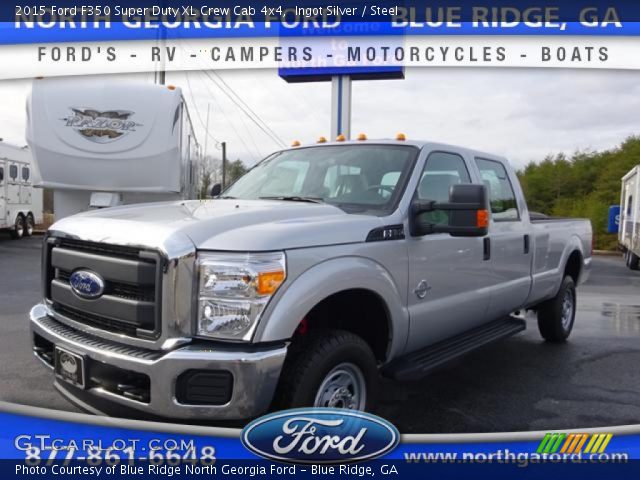 2015 Ford F350 Super Duty XL Crew Cab 4x4 in Ingot Silver