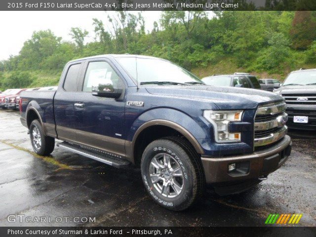 2015 Ford F150 Lariat SuperCab 4x4 in Blue Jeans Metallic