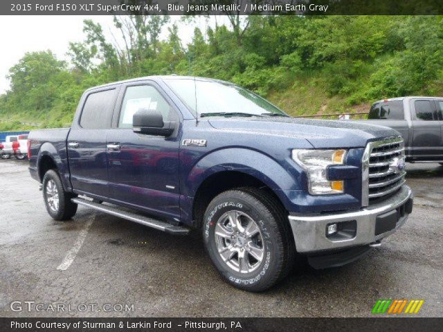 2015 Ford F150 XLT SuperCrew 4x4 in Blue Jeans Metallic