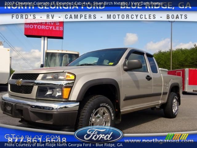 2007 Chevrolet Colorado LT Extended Cab 4x4 in Silver Birch Metallic