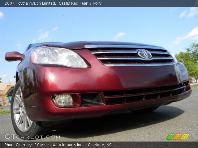 2007 Toyota Avalon Limited in Cassis Red Pearl