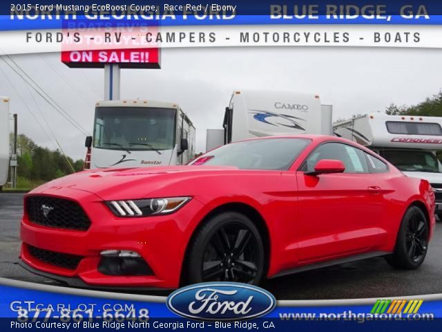 2015 Ford Mustang EcoBoost Coupe in Race Red