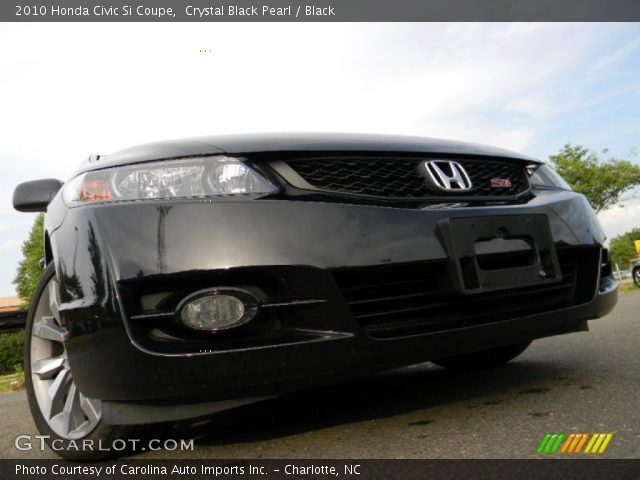 2010 Honda Civic Si Coupe in Crystal Black Pearl