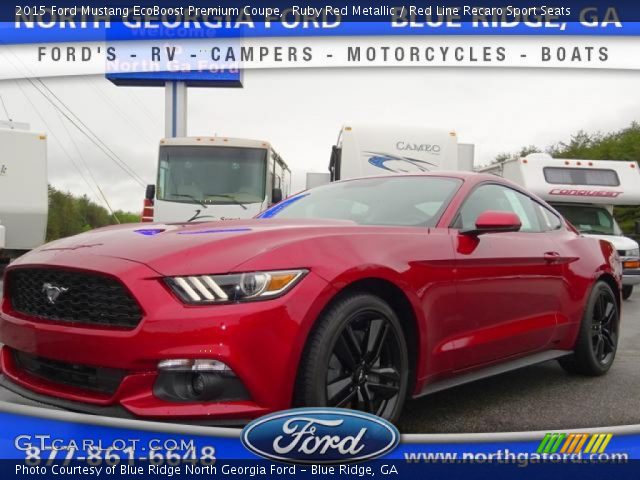 2015 Ford Mustang EcoBoost Premium Coupe in Ruby Red Metallic