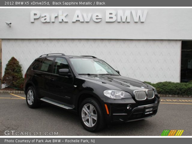 2012 BMW X5 xDrive35d in Black Sapphire Metallic