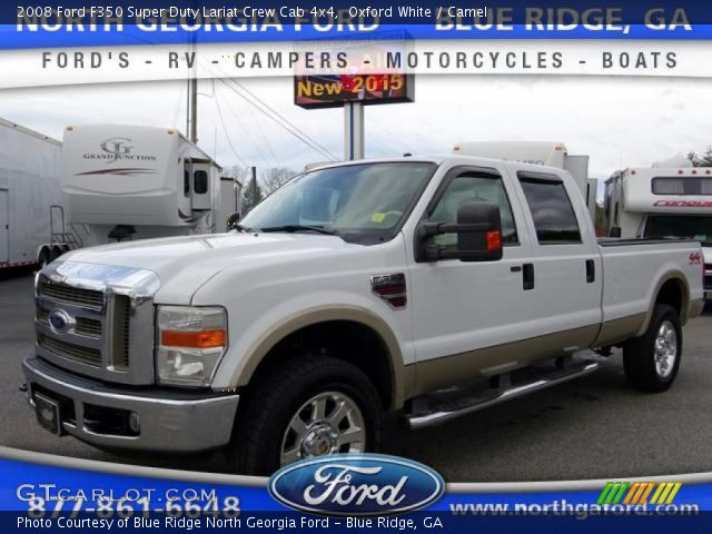 2008 Ford F350 Super Duty Lariat Crew Cab 4x4 in Oxford White