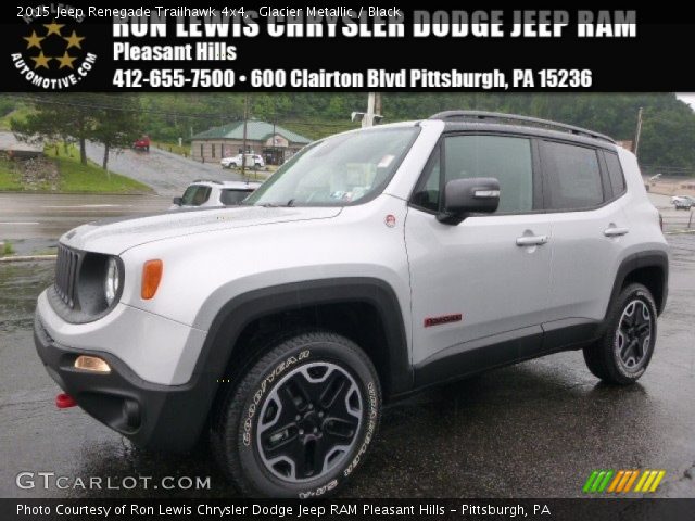 2015 Jeep Renegade Trailhawk 4x4 in Glacier Metallic