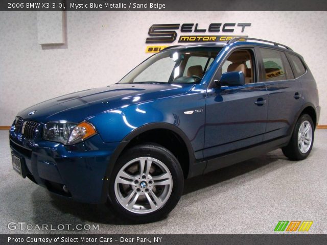2006 BMW X3 3.0i in Mystic Blue Metallic