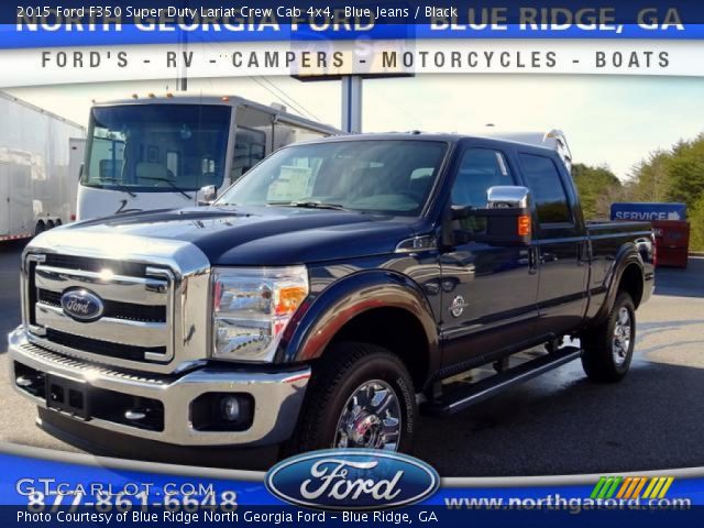 2015 Ford F350 Super Duty Lariat Crew Cab 4x4 in Blue Jeans