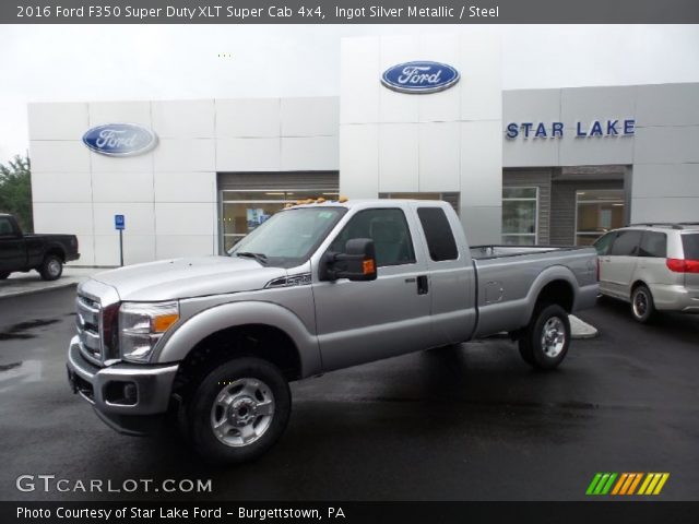 2016 Ford F350 Super Duty XLT Super Cab 4x4 in Ingot Silver Metallic