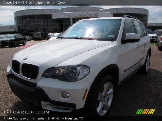 2008 BMW X5 3.0si in Alpine White