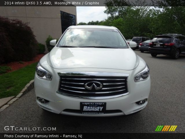 2014 Infiniti QX60 3.5 AWD in Moonlight White