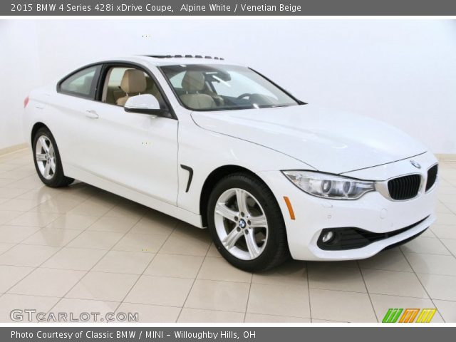 2015 BMW 4 Series 428i xDrive Coupe in Alpine White