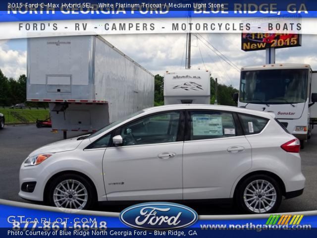 2015 Ford C-Max Hybrid SEL in White Platinum Tricoat