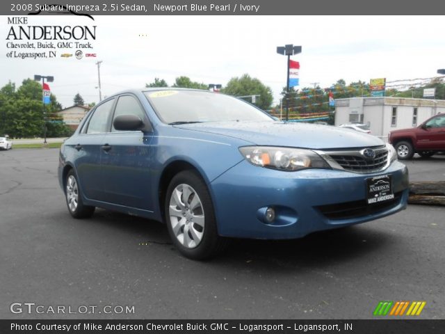 2008 Subaru Impreza 2.5i Sedan in Newport Blue Pearl