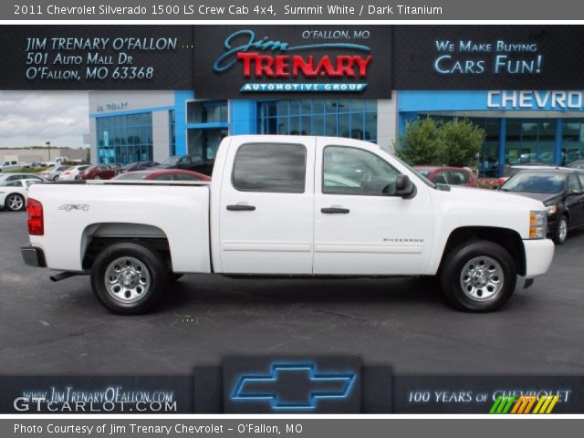 2011 Chevrolet Silverado 1500 LS Crew Cab 4x4 in Summit White