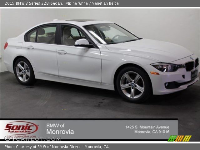 2015 BMW 3 Series 328i Sedan in Alpine White