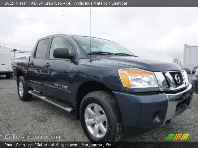 2015 Nissan Titan SV Crew Cab 4x4 in Arctic Blue Metallic