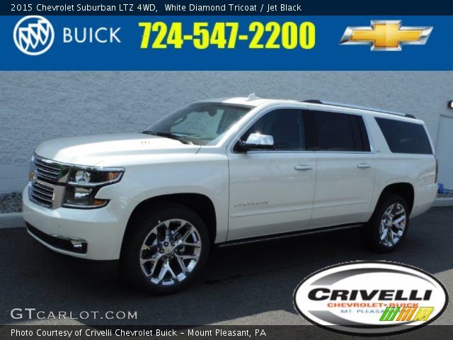 2015 Chevrolet Suburban LTZ 4WD in White Diamond Tricoat